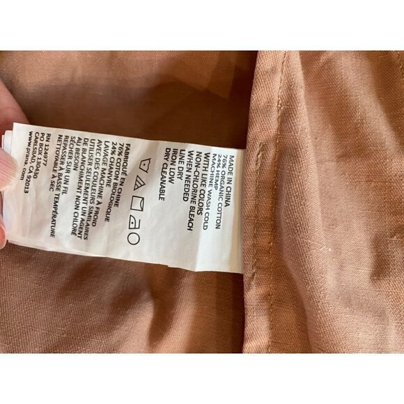 Prana Canvas Lookout Jacket Champagne Pink Women's XS - Picture 8 of 9